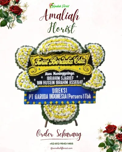 Papan Bunga Duka di Seberang Padang