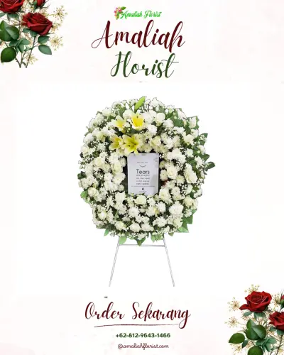 Krans Bunga Duka Cita di Seberang Padang